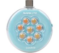 Mini lampe LED Nanlite Cookie (bleu cyan) | ✅Livraison gratuite à partir de 100 €