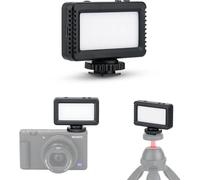 Mini Lampe LED pour Appareil Photo Sony ZV-E10 ZV-1 ZVE10 II ZV1II ZV1F Alpha 6400 A6100 A7C A7SIII Fuji XS10 X100VI pour Canon PowerShot V1 M50 II,Portable Lampe Vidéo de Remplissage LED