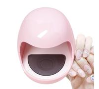 Mini Lampe Ongles - ABS Matériel Compact LED UV 6W, Sèche Vernis Gel Rapide, Lampe Portable, Chargeur USB Inclus, Durcissement Homogène | Utilisation Pratique Pour Filles Femmes Professionnel