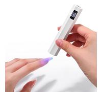Mini lampe UV à séchage rapide avec 2 minuteries écran LCD, rechargeable et portable pour manucure à domicile
