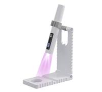 Mini lampe UV, lampe à ongles, 3 x 2,8 x 2,6 cm USB LED avec affichage LCD, mode minuteur, outil à ongles pour manucure, pédicure, salon, studio, camping, avion, voyage en voiture
