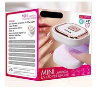 Mini lampe UV LED pour ongles à doigt unique - Cube ouvert 6 LED, portable USB - Pour vernis gel, semi-permanent, reconstruction - petit, compact et de voyage