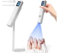Mini Lampe Uv Pour Ongles Avec Support, Mini Lampe Led Rechargeable, Portable, Lampe Uv Led 3 W Pour Ongles En Gel, Petit Séchoir À Ongles Led Pour Débutants