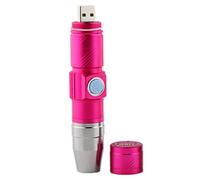 Mini lampe UV pour ongles en gel | Mini lampe UV portable pour sèche-ongles LED, de poche pour manucure, outils de polissage, rose rouge