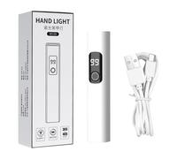 Mini lampe UV pour ongles, rechargeable par USB, design LED à affichage numérique et 2 modes de synchronisation, outil compact pour manucure, pédicure, 10,9 x 2,1 x 2,1 cm