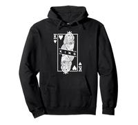 Mini Lapin Lapin Roi de cœurs Amusant Pop Art Sweat à Capuche