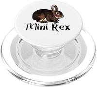 Mini Lapins Rex pour Les Fans d'animaux de Compagnie de Cette Race de Lapin PopSockets PopGrip pour MagSafe