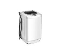 Lave-linge hublot Giantex mini lave linge blanc 43×43×75cm automatique 240W, capacité de lavage 3,5kg avec fonction de déshydratation