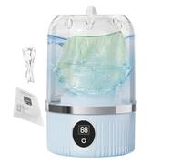 Mini Lave-Linge Machine Compacte de Lavage de Sous-Vêtements | 3 Programmes de Lavage, Cycle , Appareil Rechargeable Pour Maisonnette Studio Camping-Car