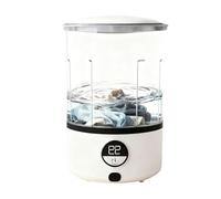 Mini Lave-linge,Nettoyeur Rechargeable 2 Modes - Machine À Laver Nomade Mini - pour Appartement Voyage Camping Voyage en Plein Air Hôtel Petits Vêtements Sous-vêtements Soutien-gorge Chaussettes