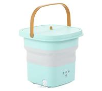 Mini Lave-linge Pliable et Machine à Laver Pliable à Sec 100-240V Moteur à Grande Vitesse pour Dortoir (Prise UE)