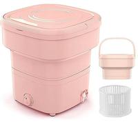 伟 祥 Mini lave-linge pliable portable avec panier de vidange, type divisé, grande capacité de 18 L pour famille, camping, dortoirs et autres environnements