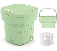 伟 祥 Mini lave-linge pliable portable avec panier de vidange, type divisé, grande capacité de 18 L pour famille, camping, dortoirs et autres environnements