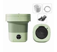 Mini-lave-linge portable, 8 l, avec stérilisation UV, essoreuse pliable avec panier de vidange, tuyau de vidange pour boîtier de voyage