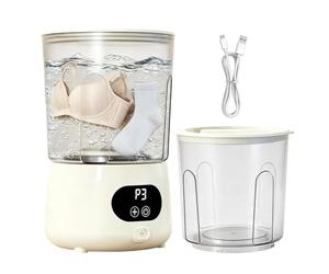 Mini Lave-linge pour Sous-vêtements Lave-linge de Comptoir Rechargeable USB