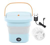 Mini lave-seau portable, compact, léger, pliable, automatique, avec écran LCD, pour dortoir, camping-car, appartement de voyage, 100 à 240 V (EU Plug 100-240V)
