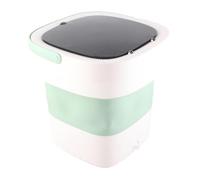 Mini Lave-seau Portable, Essorage Doux, Tuyau de Séchage et de Drainage, 100-240 V, Conception Pliable, pour un Usage Domestique, pour les Pique-niques et le Camping (Prise UE 110-250 V)