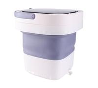 Mini Lave-seau Portable, Essorage Doux, Tuyau de Séchage et de Drainage, 100-240 V, Conception Pliable, pour un Usage Domestique, pour les Pique-niques et le Camping (Prise UE 110-250 V)