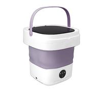 Mini Lave-seau Portable TPE PP, Sèche-linge Doux, Machine à Laver Pliable Entièrement Automatique pour Usage Domestique TPE PP (Prise UE 100 à 240V)