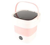 Mini Lave-seau Portable TPE PP, Sèche-linge Doux, Machine à Laver Pliable Entièrement Automatique pour Usage Domestique TPE PP (Prise UE 100 à 240V)