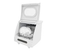 Mini lave-vaisselle de table, 800 W, 5 programmes et 2 modes de rinçage, avec égouttoir, pour bureau, camping, camping-car