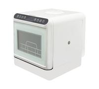 Mini lave-vaisselle de table, avec consommation d'eau de 6 l, puissance de 1100 W, pour les familles de 4 à 6 personnes, pour cuisines dans un petit espace