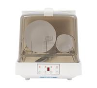 Mini lave-vaisselle de table avec couvercle en verre, 4 programmes, 800 W, système de pulvérisation à 360°, autoportant, petit lave-vaisselle avec fenêtre de visualisation, pour appartement, camping
