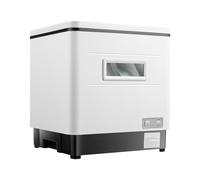 Mini lave-vaisselle de table, avec seringue rotative à 360 °, haute température de 70 °C, réservoir d'eau de 12 l, pour 6 couverts