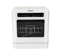 Mini lave-vaisselle de table, rectangulaire, 800 W, 4 modes de nettoyage, avec affichage LED, pour petites maisons, appartements, dortoirs