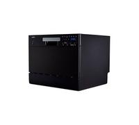 MEDION Lave-vaisselle de table DWT 60 (capacité 6 couverts, 7 programmes, affichage LED, 47 dB, MD37496), noir