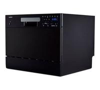 MEDION Lave-vaisselle de table DWT 60 (capacité 6 couverts, 7 programmes, affichage LED, 47 dB, MD37496), noir