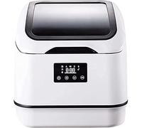 Mini lave-vaisselle portable entièrement automatique, 6 programmes, affichage LED, démarrage différé