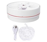 Mini lave-vaisselle portable sans fil Haute pression à haute pression Machine à laver à légumes compacts Léger pour la maison Camping Travel Abs Matériau 14x14x6cm (Red)