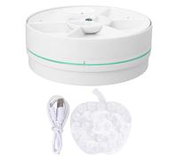 Mini lave-vaisselle portable sans fil Haute pression à haute pression Machine à laver à légumes compacts Léger pour la maison Camping Travel Abs Matériau 14x14x6cm (Green)