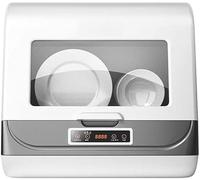 Mini lave-vaisselle Slimline Lave-vaisselle à domicile Bureau Lave-vaisselle Séchage à l'air chaud Lave-vaisselle intelligent Lave-vaisselle portable (couleur : blanc, taille : 45 x 40 x 44 cm)