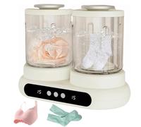 Mini laveuse à double cuve, tasse de lavage portable pour chaussettes et sous-vêtements, linge à double seau de 2 L pour dortoirs et appartements de vacances