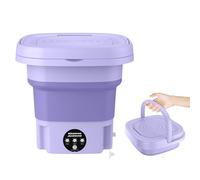 Mini laveuse et sèche-linge pliable de 12 L avec 3 modes de nettoyage en profondeur, petit linge pliable amélioré pour voyage, appartement, dortoir, utilisable pour sous-vêtements, chaussettes ou