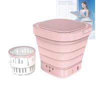 Mini laveuse et sécheuse pliable de 9 L, petite minuterie portable pour laveuse à linge électrique automatique, petits appareils ménagers avec déshydratation, voyage à domicile à économie d'énergie B