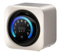 Mini laveuse et séchoir automatique de 3,5 L, machine à laver murale compacte avec modes de lavage intelligents, moteur silencieux et tambour intérieur autonettoyant efficace, gris de bureau