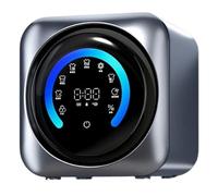 Mini laveuse et séchoir automatique de 3,5 L, machine à laver murale compacte avec modes de lavage intelligents, moteur silencieux et tambour intérieur autonettoyant efficace, gris de bureau