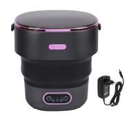 Mini Laveuse Pliante de 13 L avec Tuyau de Vidange, Entièrement Automatique, pour Vêtements Pliables, Mini Machine à Laver pour Appartements, Dortoirs, Camping, Camping-car,