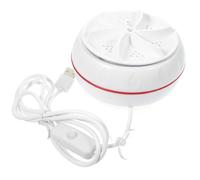 Mini Laveuse Portable 10 W USB Interrupteur, Blanc | Abs Léger, Lavage Facile, Couple Élevé, Efficacité de Transmission, pour Voyage et Déplacement