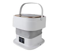 Mini Laveuse Portable 11,5 L avec Tuyau caché, écran Tactile Pliable pour Machine à Laver, 3 Modes, Ventouses, pour Machine à Laver Sous-vêtements (Prise UE)