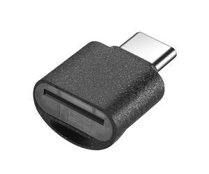 Mini Lecteur Carte micro SD et TF, Adaptateur USB-C Noir