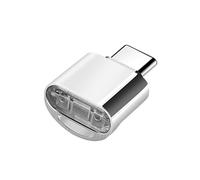 Mini Lecteur Carte micro SD / TF, Adaptateur USB-C 3.1 Argent