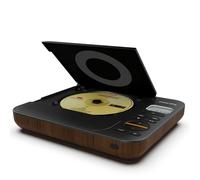 Mini lecteur CD Bluetooth avec haut-parleurs, écran LED, rechargeable, compatible CD, Bluetooth, radio FM, disque U, AUX