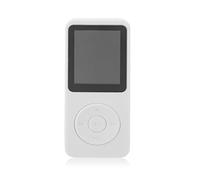 Mini lecteur de musique compatible Bluetooth, e-book, vidéo, MP3, MP4, fournitures électroniques, cadeau de remplacement pour Windows XP/Vista/8 Blanc sans carte TF