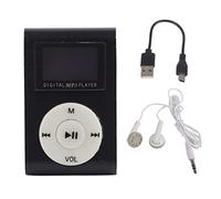 Mini Lecteur de Musique MP3 Portable mp3 Lecteur Mini Lecteur Multimédia à écran LCD BackClip, Prise en de la Carte Mémoire jusqu'à 32 Go, Longue Durée de Vie Lecteurs MP3 et multimédias numériques