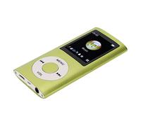 Mini Lecteur de Musique MP4 Lecteur MP4 sans Perte Écran LCD de 1,8 Pouces Marche de Fitness élégante et Mince (Vert)