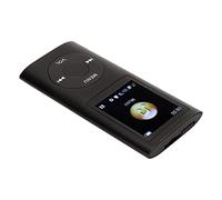 Mini Lecteur de Musique MP4 Lecteur MP4 sans Perte Écran LCD de 1,8 Pouces Marche de Fitness élégante et Mince (Le Noir)